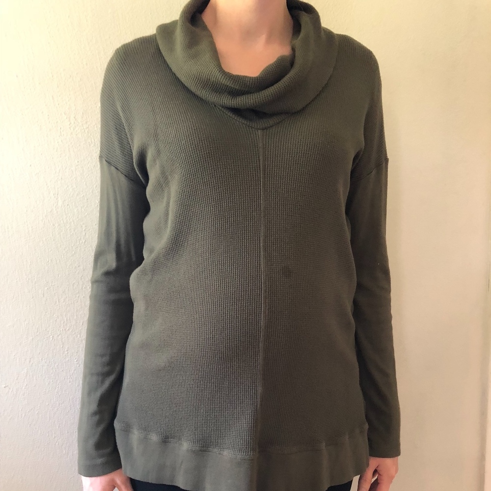 Splendid Cowl Neck Maternity Pull Over